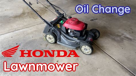 The HRX push mowers from Honda. . Hrx217 oil change